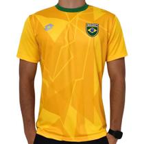Camiseta Lotto Clubes Brasil I Amarelo - Masculino