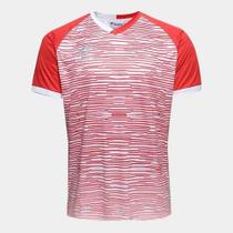 Camiseta Lotto Fardamento Vibrant Vermelho/Branco Camiseta Lotto Fardamento Vibrant Vermelho/Branco