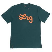 Camiseta lrg western script green