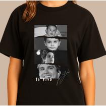 Camiseta Luan Santana Fotos DVD Registro Histórico Curitiba Camiseta 100% Algodão Premium