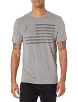 Camiseta Lucky Brand Bandeira dos EUA Cinza GG