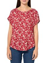 Camiseta Lucky Brand de manga curta Sandwash Dolman Red Floral