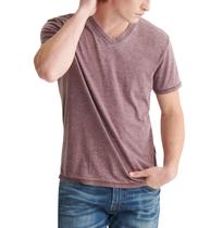 Camiseta Lucky Brand Venice Burnout com decote em V para homens - pequena