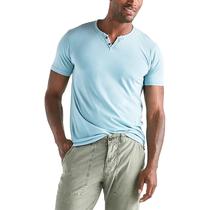 Camiseta Lucky Brand Venice Burnout Notch Neck para homens