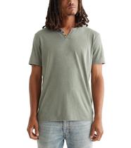 Camiseta Lucky Brand Venice Burnout Notch Neck para homens