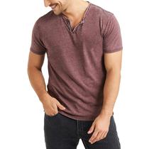 Camiseta Lucky Brand Venice Burnout Notch Neck para homens Camiseta Lucky Brand Venice Burnout Notch Neck para homens