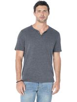 Camiseta Lucky Brand Venice Burnout Notch Neck para homens