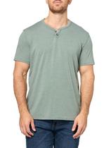 Camiseta Lucky Brand Venice Burnout Notch Neck para homens