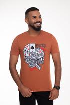 Camiseta Lucky or Death - Marrom