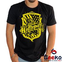 Camiseta Lufa Lufa 100% Algodão Harry Potter Hufflepuff Geeko