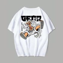 Camiseta Luffy Gear Fifth One Piece Branca Unissex