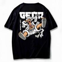 Camiseta Luffy Gear Fifth One Piece Preta Unissex - Geek Force Camiseta Luffy Gear Fifth One Piece Preta Unissex - Geek Force