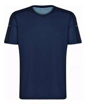 Camiseta Lupo LSport AM Basic Run Masculina - Marinho Indigo