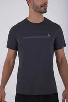 Camiseta Lupo LSport AM Básica II Masculina -Grafite