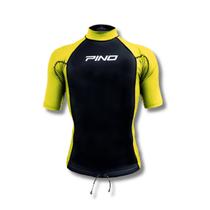 Camiseta Lycra Neoprene 2mm Pino Neo Flow UV50 Manga Curta Surf Natação Mergulho
