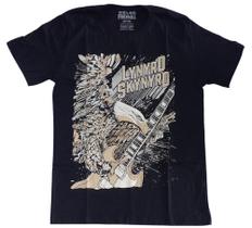 Camiseta Lynyrd Skynyrd Preta Águia Free Bird Rock BO576 RCH Camiseta Lynyrd Skynyrd Preta Águia Free Bird Rock BO576 RCH
