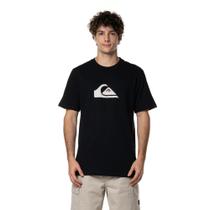 Camiseta m/c comp logo preto quiksilver