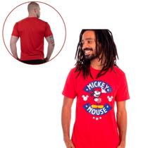 Camiseta M Classico Mickey Mouse Vermelho Camiseta M Classico Mickey Mouse Vermelho