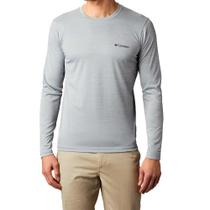 Camiseta M/L Masculina Zero Rules Long Sleeve Cinza - Columbia