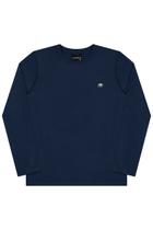 Camiseta m.malha marinho