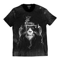 Camiseta Macaco Louco Smoke de Óculos Escuros