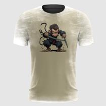 Camiseta Macaco Samurai Destemido