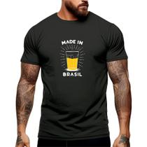 Camiseta Made In Brasil Carnaval 2024 Manga Curta Estampada Shopping Academia Festa 100% Algodão Camiseta Made In Brasil Carnaval 2024 Manga Curta Estampada Shopping Academia Festa 100% Algodão