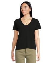 Camiseta Madewell Northside Decote V Preto Jato P Camiseta Madewell Northside Decote V Preto Jato P