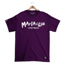 Camiseta Mafiaclub Gola Redonda Estampa MAFIACLUB 2 Streetwear fio 30.1 Penteado