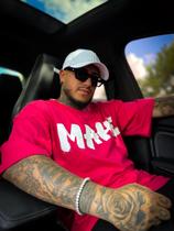 Camiseta Mahe Over Fleck Pink Camiseta Mahe Over Fleck Pink