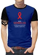 Camiseta Maio Vermelho Masculina Blusa Azul