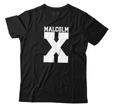 Camiseta Malcolm X Luta Contra O Racismo Camisa Unissex - Estudio ZS