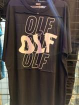 Camiseta malha dupla plus size OLF Camiseta malha dupla plus size OLF