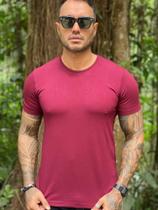 Camiseta Malha Fria Manga Curta Básica Slim Fit Camiseta Malha Fria Manga Curta Básica Slim Fit