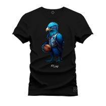 Camiseta Malha Premium Estampada Unissex Ave Basquete