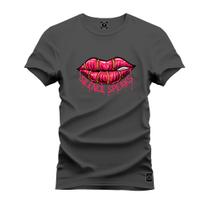 Camiseta Malha Premium Estampada Unissex Boca Routry