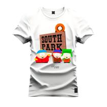 Camiseta Malha Premium Estampada Unissex South Park