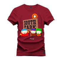 Camiseta Malha Premium Estampada Unissex South Park