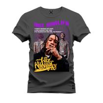 Camiseta Malha Premium Estampada Unissex Wiz Khalifa