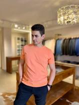 Camiseta malha slim coral docthos