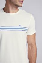 Camiseta Malha Slim Fit - Bege Creme
