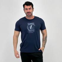 Camiseta Malwee com Estampa Manga Curta Masculina