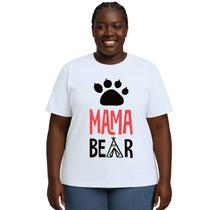 Camiseta Mamãe Ursa Mama Bear Dia Das Mães Personalizada