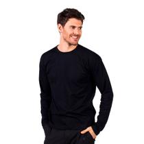 Camiseta Manga Comprida Basic Lisa - Polo Match