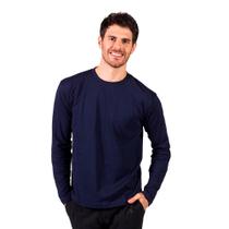 Camiseta Manga Comprida Basic Lisa - Polo Match