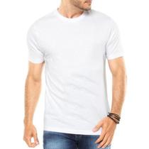 Camiseta Manga Curta Adulto 100% Algodão Branca Camiseta Manga Curta Adulto 100% Algodão Branca