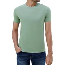 Camiseta Manga Curta Básica Slim Ogochi Masculina 006490001 Verde