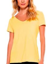 Camiseta Manga Curta Body For Sure 1299 Feminina Abertura Traseira Poliamida T. P/GG