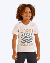 Camiseta Manga Curta Branca Infantil Masculina Banana Danger 54110