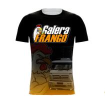 Camiseta Manga Curta Caminhoneiro Galera Do Frango
